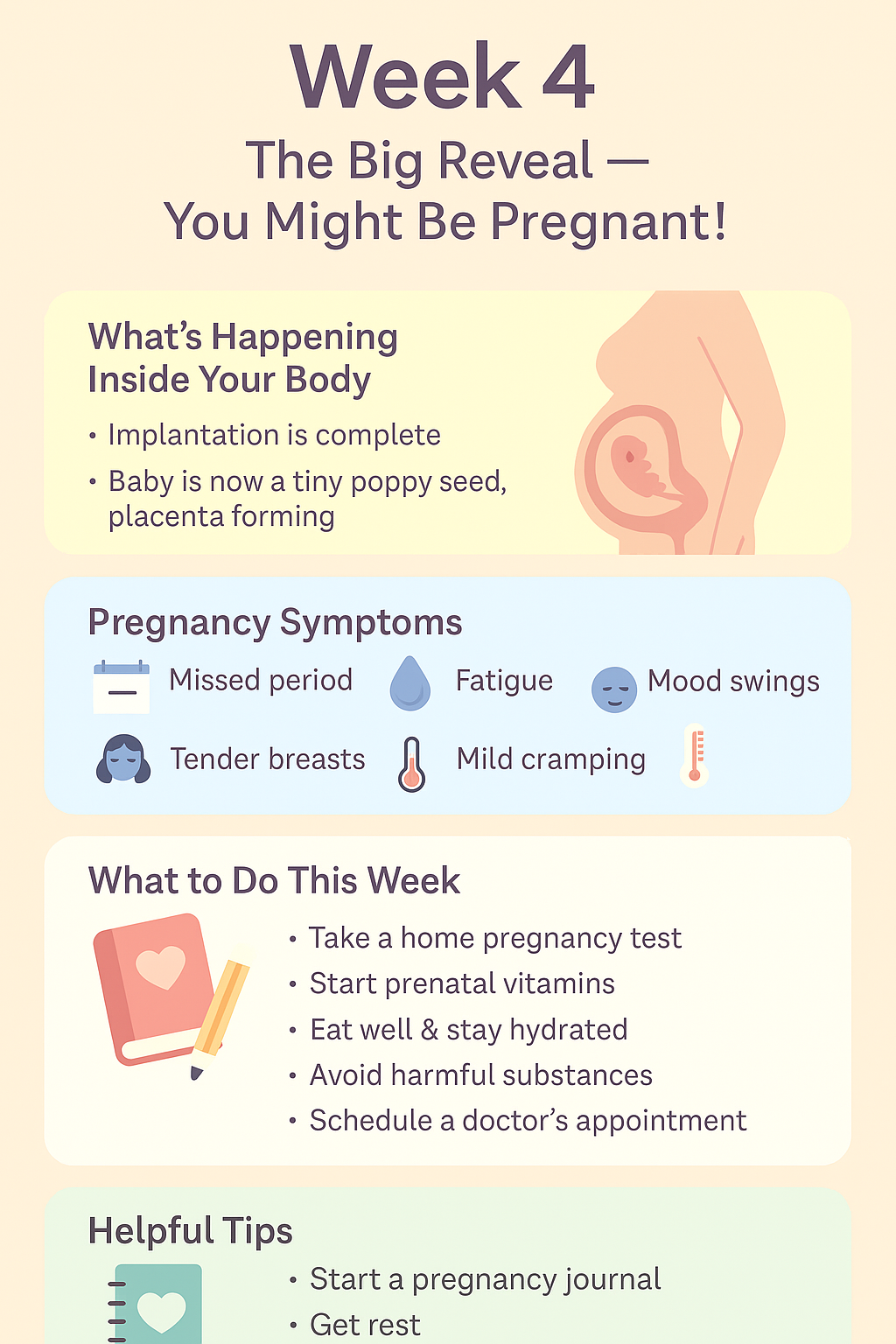 Week 4: The Big Reveal — You Might Be Pregnant!