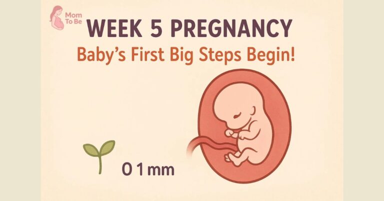 🍼 Week 5: Pregnancy Milestones & Early Growth
