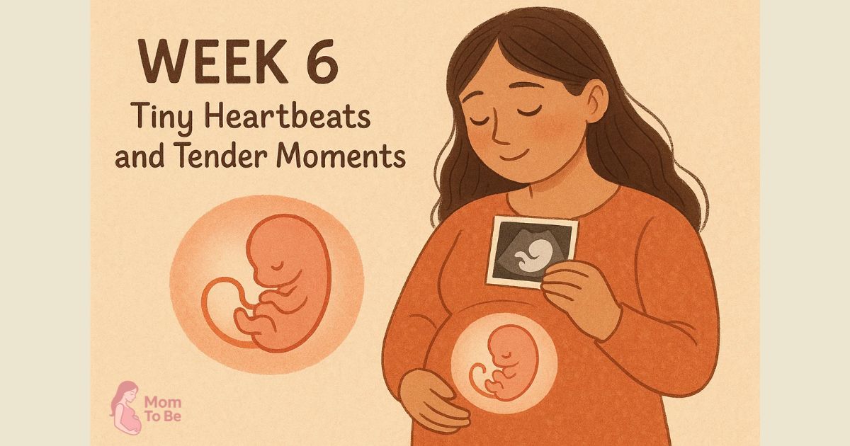 🧡 Week 6: Your Baby's Heartbeat & Your Changing Body